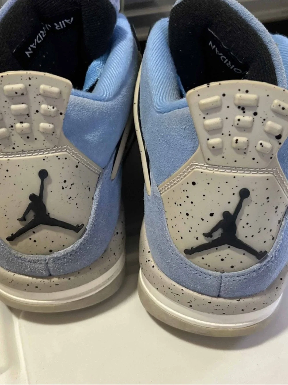 Nike Air Jordan 4 Retro University Blue UNC MENS Sz 7.5 CT8527-400 Shoes